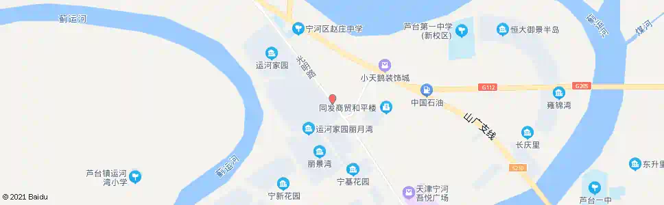 天津丽月湾_公交站地图_天津公交_妙搜公交查询2025