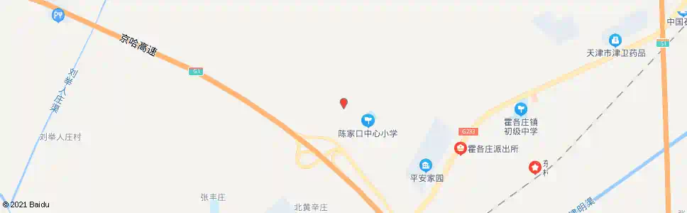 天津陈家口_公交站地图_天津公交_妙搜公交查询2025