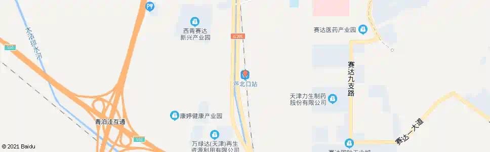 天津芦北口_公交站地图_天津公交_妙搜公交查询2025