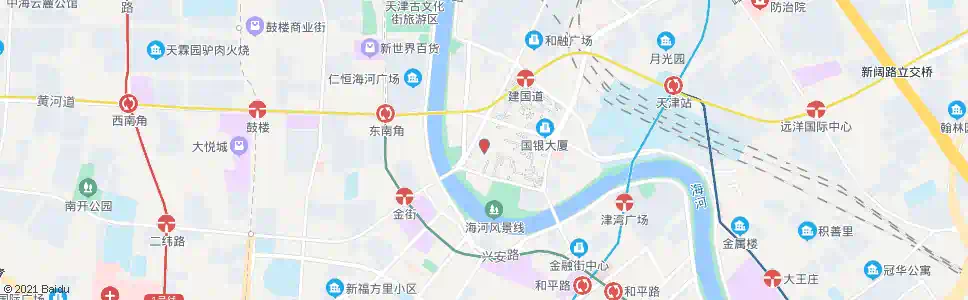 天津意式风情区_公交站地图_天津公交_妙搜公交查询2025
