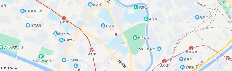 天津风光里_公交站地图_天津公交_妙搜公交查询2025