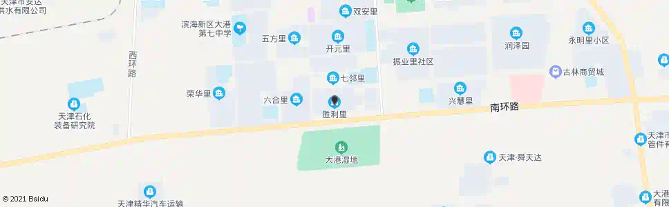 天津胜利里_公交站地图_天津公交_妙搜公交查询2025