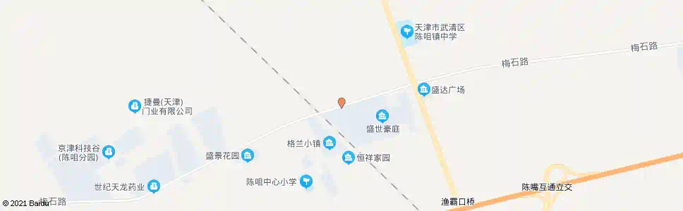天津盛世豪庭_公交站地图_天津公交_妙搜公交查询2025
