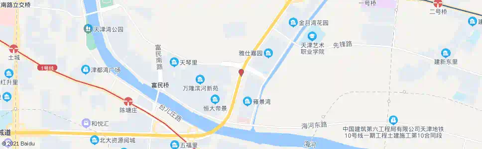 天津富民路站_公交站地图_天津公交_妙搜公交查询2025