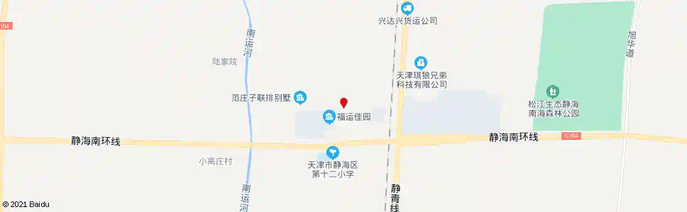 天津范庄子生态园_公交站地图_天津公交_妙搜公交查询2025