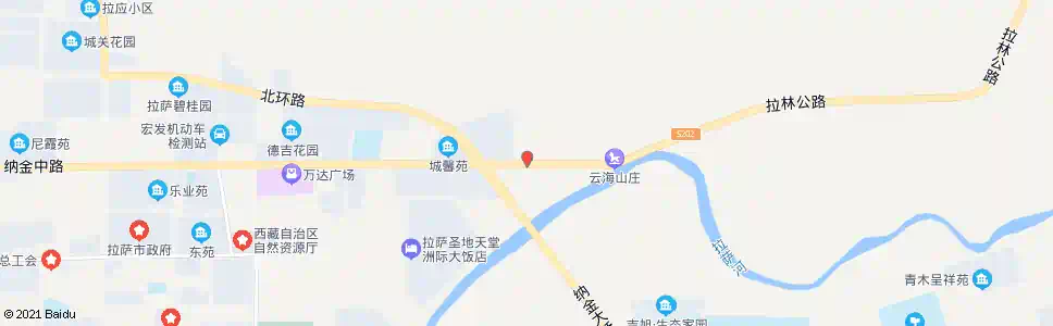 拉萨纳金公交总站_公交站地图_拉萨公交_妙搜公交查询2025