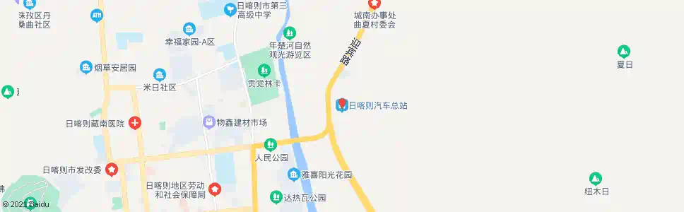 日喀则三中对面_公交站地图_日喀则公交_妙搜公交查询2025