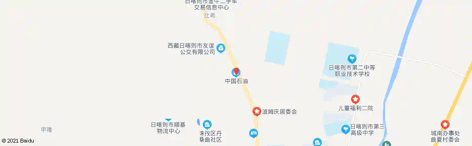 日喀则北郊油库_公交站地图_日喀则公交_妙搜公交查询2025