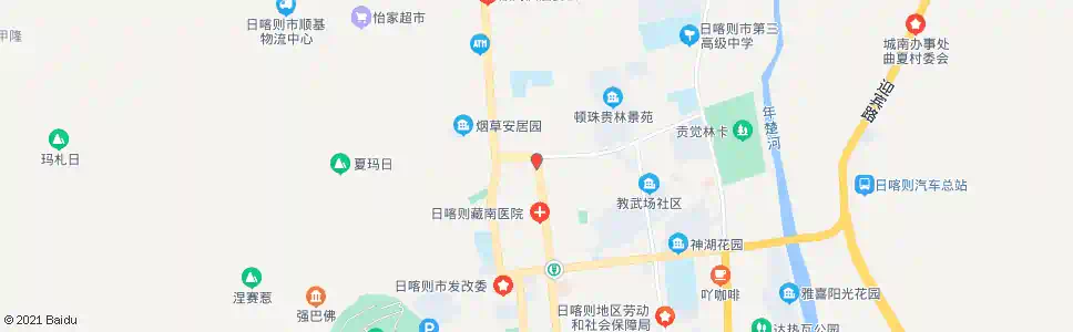 日喀则上海北路_公交站地图_日喀则公交_妙搜公交查询2025