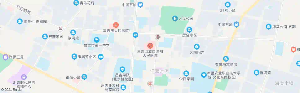 昌吉州医院_公交站地图_昌吉公交_妙搜公交查询2025