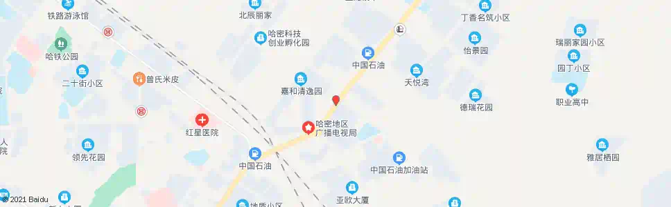 哈密北郊信用社_公交站地图_哈密公交_妙搜公交查询2025