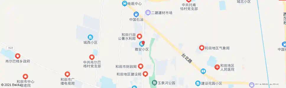 和田地区水利局_公交站地图_和田公交_妙搜公交查询2025