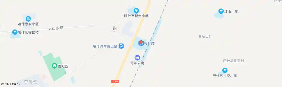 喀什兵站_公交站地图_喀什公交_妙搜公交查询2025