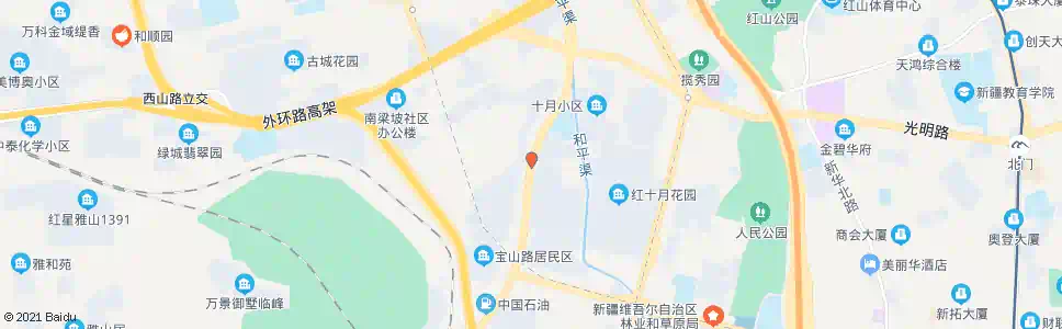 乌鲁木齐十月厂_公交站地图_乌鲁木齐公交_妙搜公交查询2025