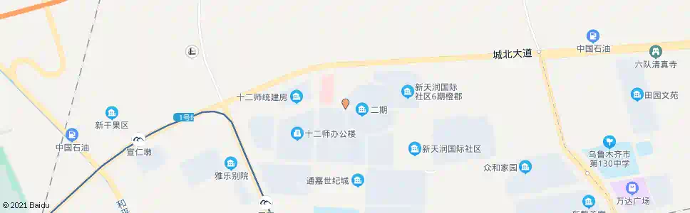 乌鲁木齐南二路_公交站地图_乌鲁木齐公交_妙搜公交查询2025
