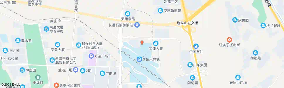 乌鲁木齐翠泉路停车场_公交站地图_乌鲁木齐公交_妙搜公交查询2025