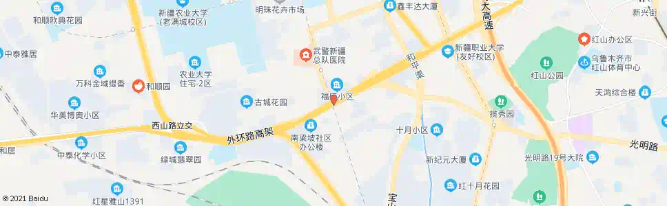 乌鲁木齐环卫处_公交站地图_乌鲁木齐公交_妙搜公交查询2025