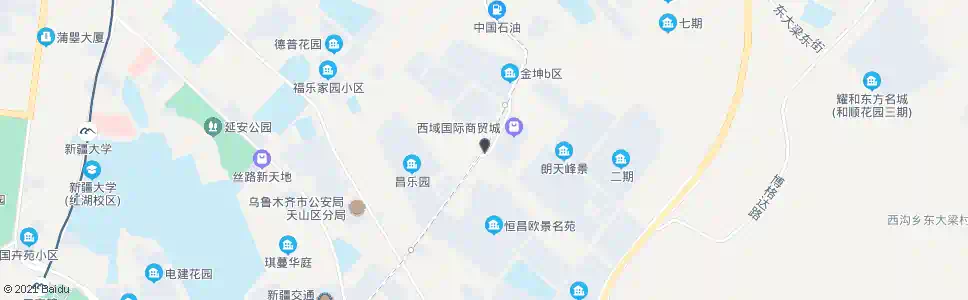 乌鲁木齐二队_公交站地图_乌鲁木齐公交_妙搜公交查询2025
