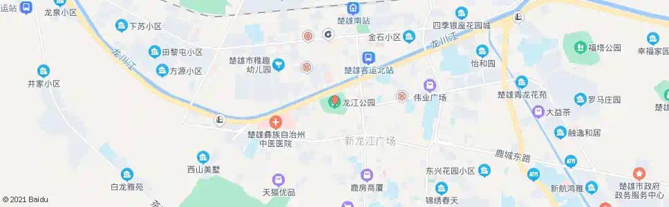 楚雄龙江公园_公交站地图_楚雄公交_妙搜公交查询2025