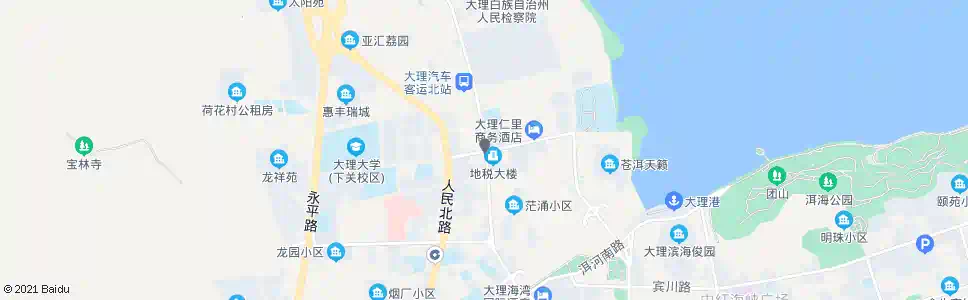 大理地税大楼_公交站地图_大理公交_妙搜公交查询2025