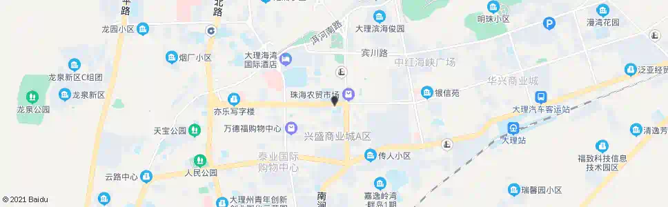 大理七小_公交站地图_大理公交_妙搜公交查询2025