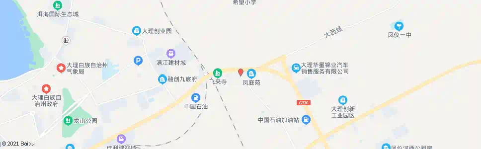 大理飞来寺_公交站地图_大理公交_妙搜公交查询2025