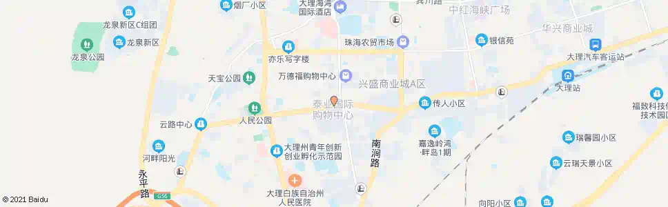 大理绿玉公园_公交站地图_大理公交_妙搜公交查询2025