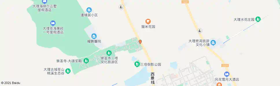大理三塔公园_公交站地图_大理公交_妙搜公交查询2025