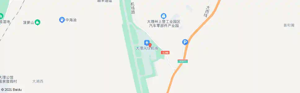 大理飞机场_公交站地图_大理公交_妙搜公交查询2025
