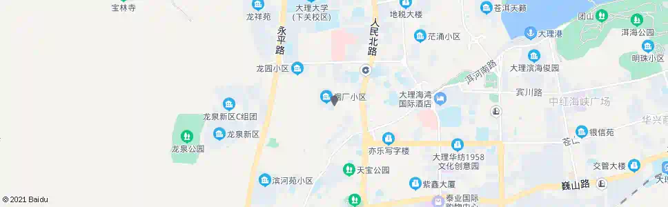 大理烟厂_公交站地图_大理公交_妙搜公交查询2025