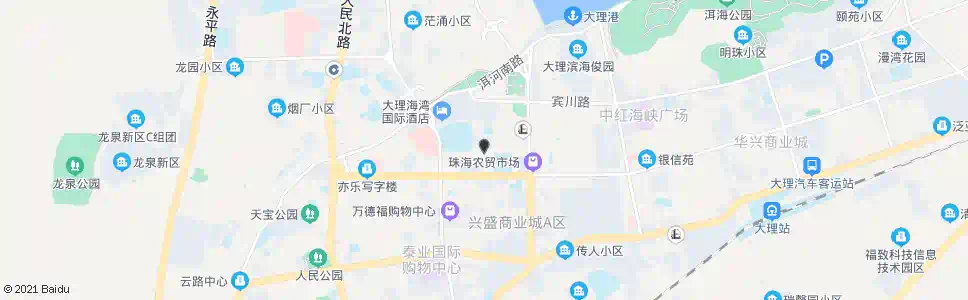 大理石油站_公交站地图_大理公交_妙搜公交查询2025