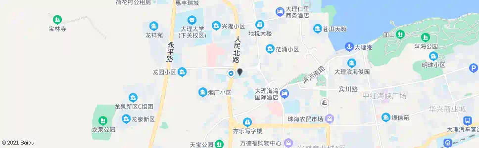 大理民族中学_公交站地图_大理公交_妙搜公交查询2025