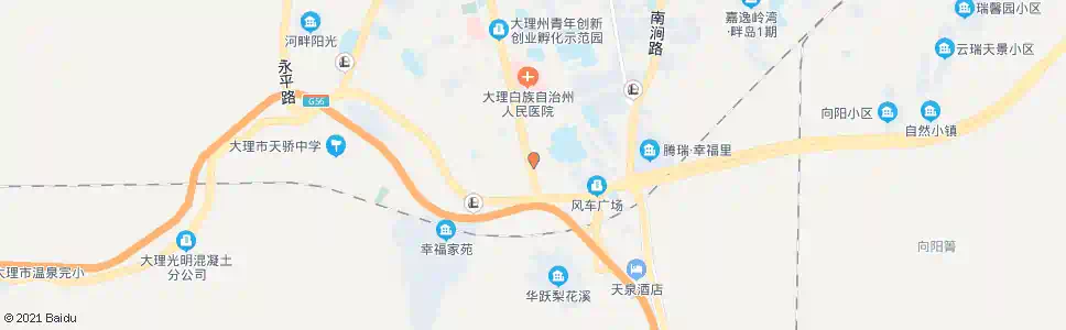 大理水电宿舍(洱海北路)_公交站地图_大理公交_妙搜公交查询2025