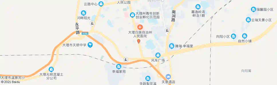 大理福文路口_公交站地图_大理公交_妙搜公交查询2025