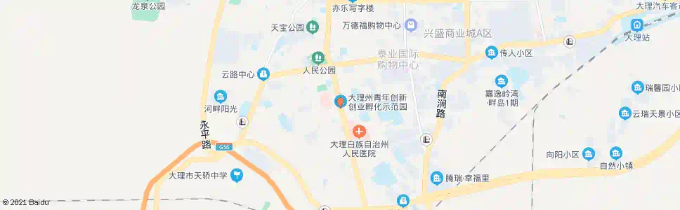 大理龙溪菜场_公交站地图_大理公交_妙搜公交查询2025
