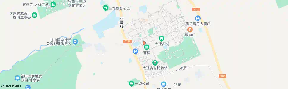 大理洋人街_公交站地图_大理公交_妙搜公交查询2025