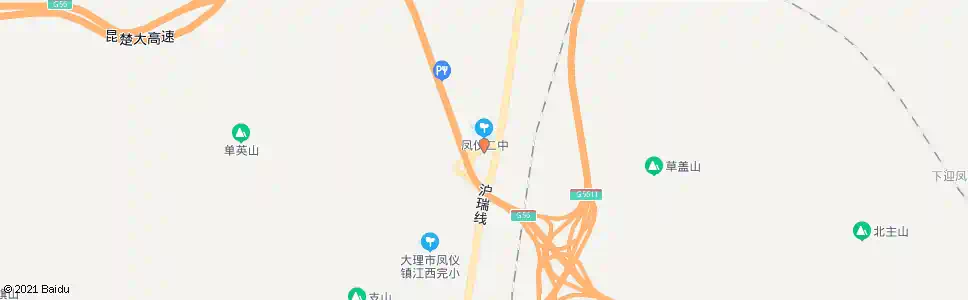 大理凤仪站_公交站地图_大理公交_妙搜公交查询2025