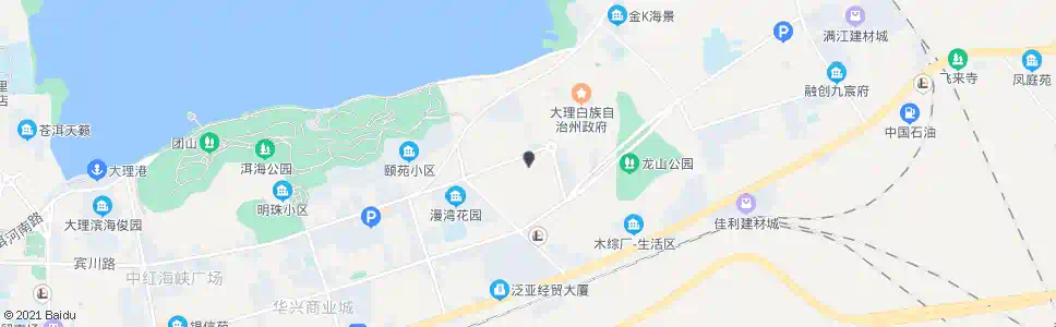 大理山西村_公交站地图_大理公交_妙搜公交查询2025