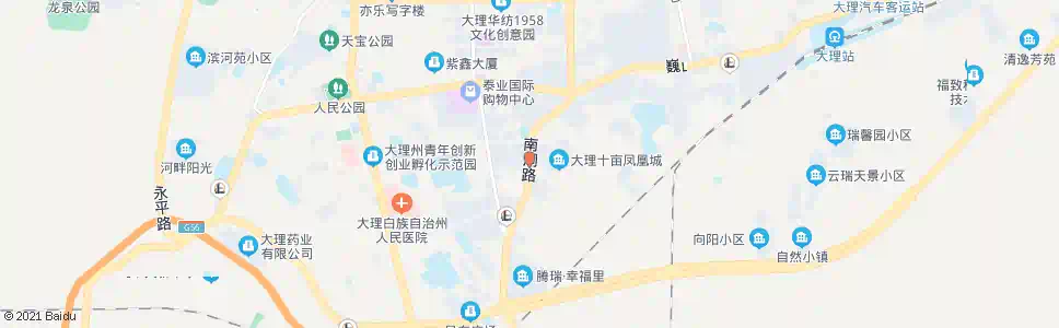 大理华瑞市场_公交站地图_大理公交_妙搜公交查询2025