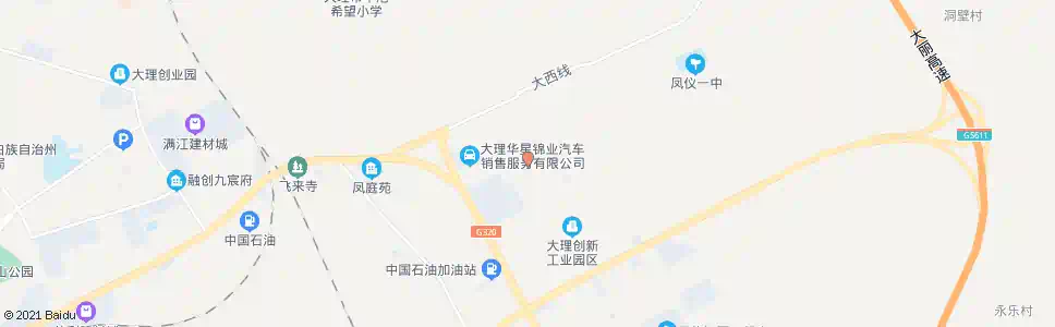 大理千户营_公交站地图_大理公交_妙搜公交查询2025