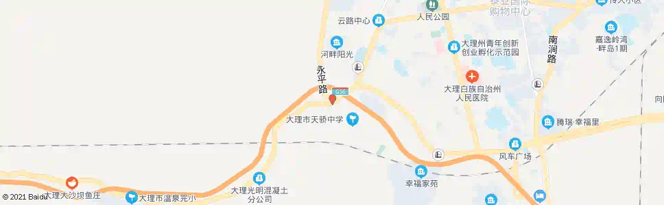 大理水电宿舍_公交站地图_大理公交_妙搜公交查询2025