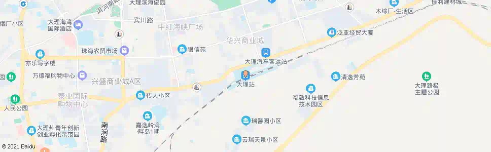大理交通饭店_公交站地图_大理公交_妙搜公交查询2025