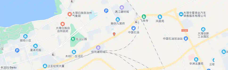 大理水果市场_公交站地图_大理公交_妙搜公交查询2025
