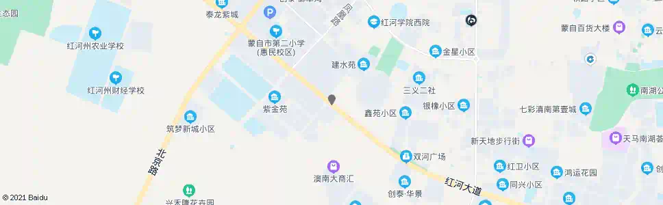 红河红河大道口_公交站地图_红河公交_妙搜公交查询2025