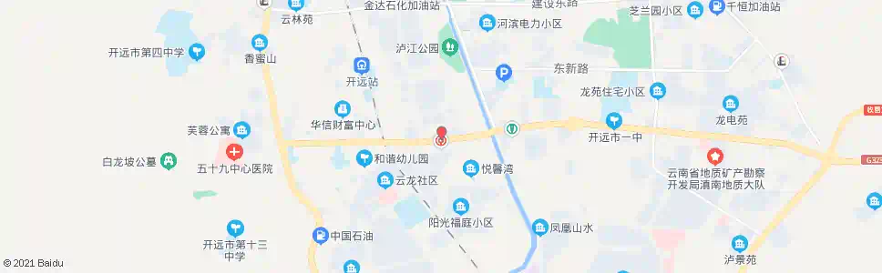 红河东城农贸市场_公交站地图_红河公交_妙搜公交查询2025