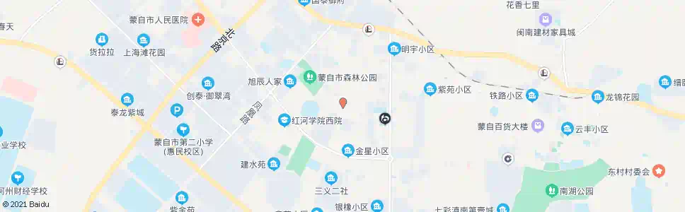 红河天福园_公交站地图_红河公交_妙搜公交查询2025