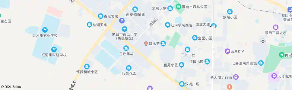 红河公务员小区_公交站地图_红河公交_妙搜公交查询2025