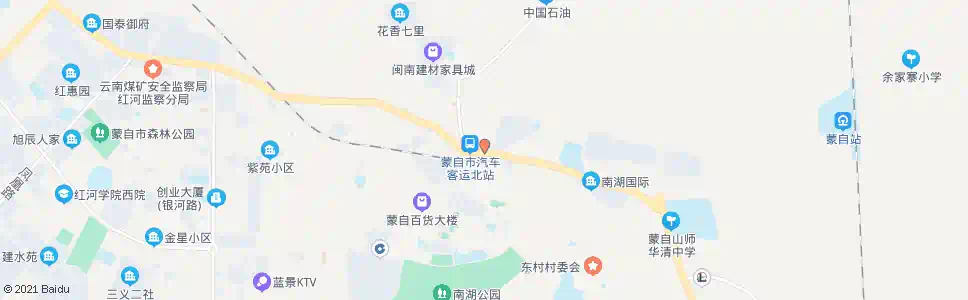 红河电池厂_公交站地图_红河公交_妙搜公交查询2025