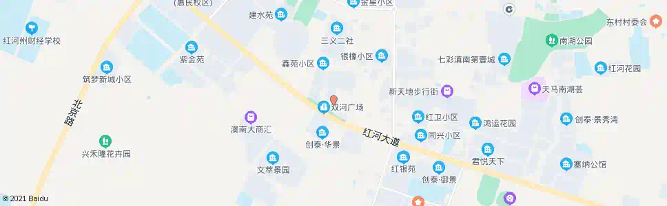 红河雪梅舞蹈中心_公交站地图_红河公交_妙搜公交查询2025