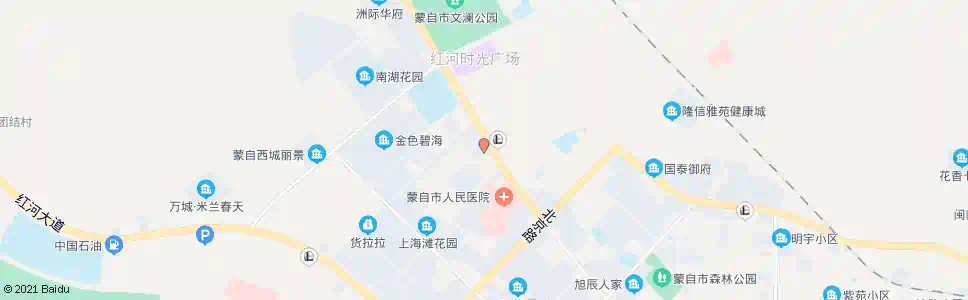 红河国税培训中心_公交站地图_红河公交_妙搜公交查询2025